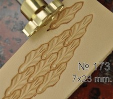 Leather Stamp Tools Stamps Stamping Carving Brass Tool Crafting Punch DIY #173