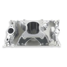 For Chevy Small Block Sbc 350 383 High Rise Vortec Intake 3000-7500 Rpm Polished
