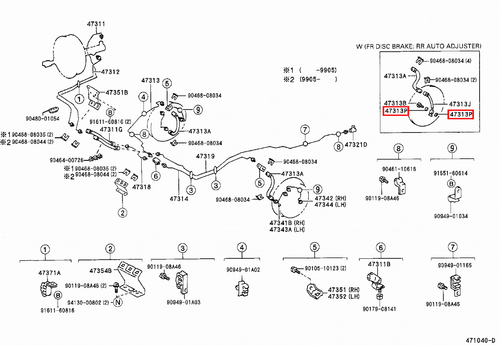 Genuine LandCruiser BJ60 BJ46 BJ45 BJ44 BJ43 BJ42 BJ41 BJ40 Washer Gasket Set x4 - Picture 16 of 20
