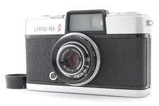 【Near MINT】Olympus PEN S Silver Half Frame 35mm Film Camera From JAPAN