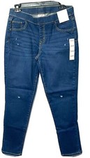 Cat  Jack Girls Sz 16 Plus Mid-Rise Pull-on Jeggings Stretch Jeans.