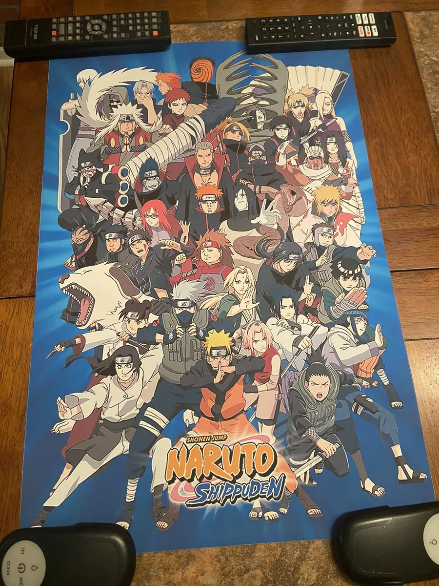 Naruto Shippuden Anime Main Characters Anime Poster