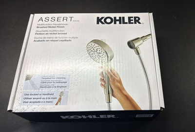 #ad Kohler Assert Multifunction Handshower Brushed Nickel R38755 G BN $14.99