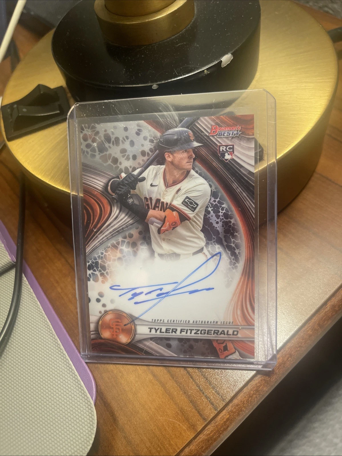 Tyler Fitzgerald trading card