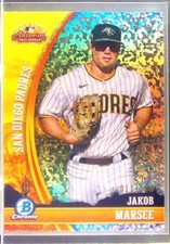 2024 Bowman Chrome Jakob Marsee /150 #AFLS-3 2023 AFL Fall Stars Mini Diamond