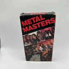 METAL MASTERS VHS 1988 Metal Blade Records Thrash Lizzy Borden Sealed Enigma