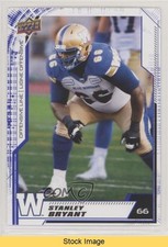 2020 Upper Deck CFL Blue Stanley Bryant #135 READ r6v