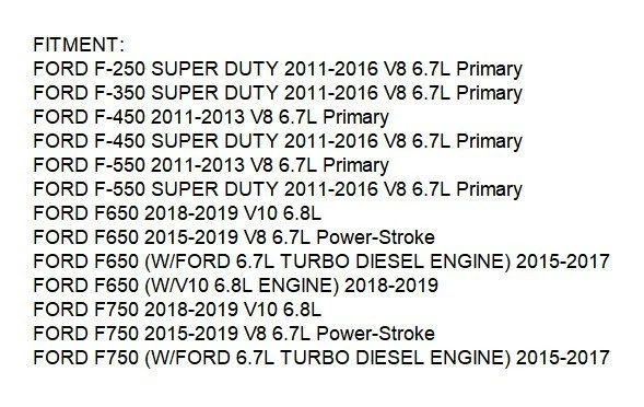 Filtro de aire para Ford F250 F350 F-450 F-550 Super Duty 2011-2016 6,7 L primario🔥 Foto 2 de 4