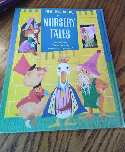 The BIG Book of NURSERY TALES Treaure 1974 HC Evelyn Andreas Leonard Weisgard