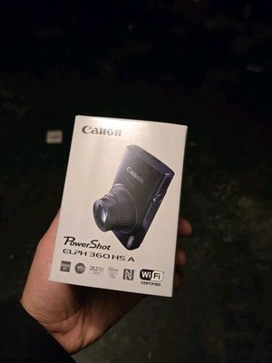 Canon PowerShot ELPH 360 HS A 20.2MP FHD Digital Camera (Black) - BRAND NEW  