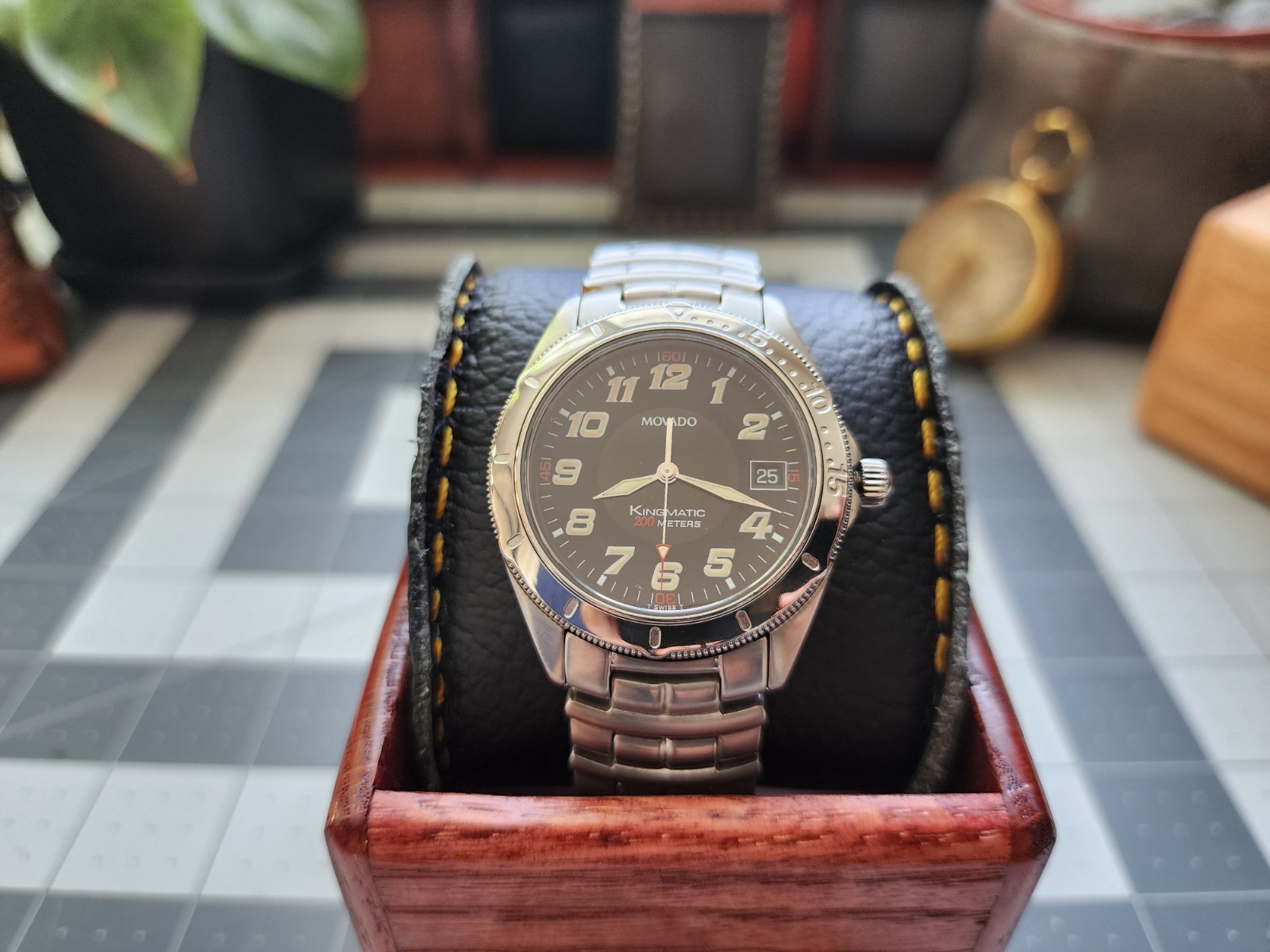 Movado 1881 Kingmatic Automatic. All Stainless Steel.