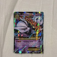Pokémon M Mewtwo EX Full Art Holo Rare EX Breakthrough 63/162 230 HP 150+