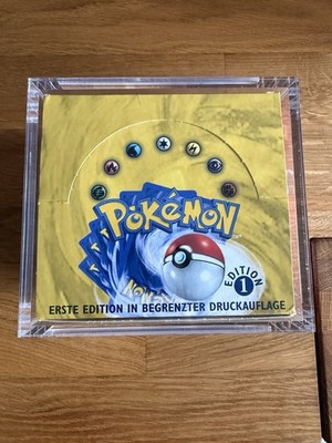 Pokemon Base Set 1999 1st Edition Display Booster Box Original WOTC LEER !!!!!!!