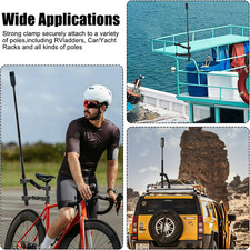 Motorcycle Mount Kit with 47" Invisible Selfie Stick Compatible for Insta 360...