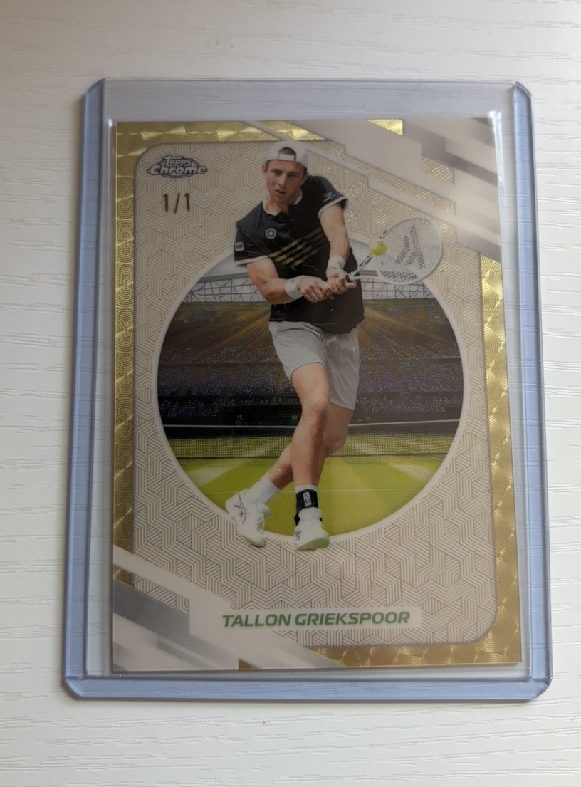 Topps Chrome Tennis 2026 Tallon Griekspoor Superfractor #106 1/1 