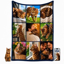 Custom Blanket with Photos Text Customized Blanket Personalized Flannel Throw
