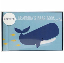 Carter's Grandma's Brag Book Sea Life Blue Baby Photo Album Brag Book