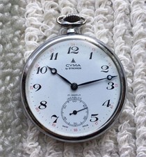 Rare CYMA antique used pocket watch in working condition