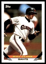 Will Clark 1993 Topps #10 Giants MLB READ FREE SHIPPING AutographDen