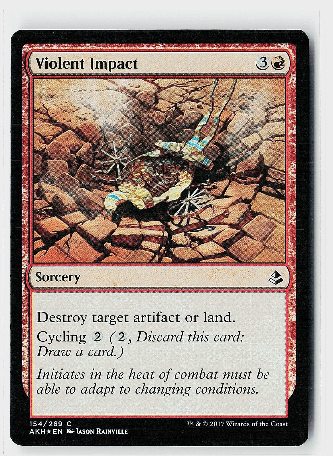 Violent Impact Foil C Amonkhet 154 NM