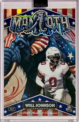 2025 Wild Card Dino-Might Painted Mammoth 4x6 Will Johnson Exclusive RC 1/1