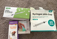 Kitten Puppy Feeding Kit Bundle Bottles 1mL 3mL Syringes Pet Nursing Rescue