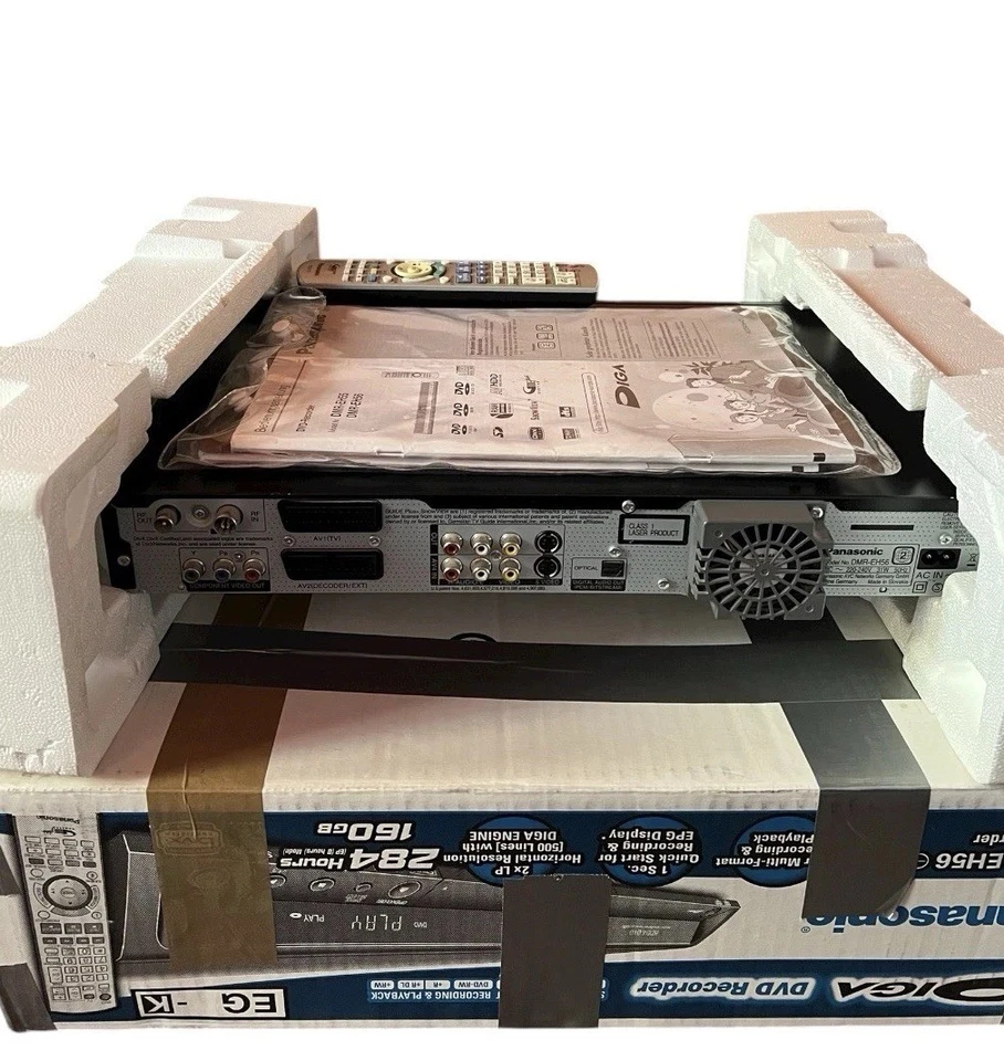 Panasonic DMR-EH56 DVD-Recorder / 160GB HDD in OVP, FB - Bild 2 von 4