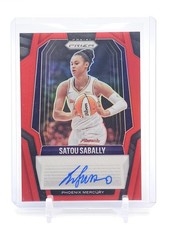 SATOU SABALLY 2025-26 PANINI PRIZM WNBA RED AUTO #SG-SS MERCURY /99 Q5908