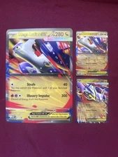 JUMBO Mega Latias Ex 011 Black Star Promo 3D Effect & Both Mega Latias Cards