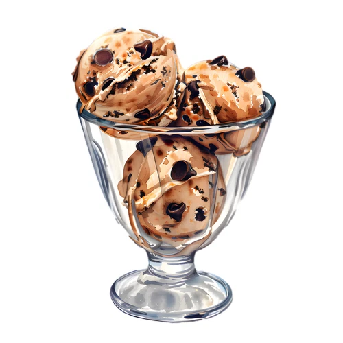 Ice Cream Self Adhesive Vinyl Sticker