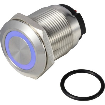 TRU COMPONENTS TC-13224204 ONPOW6319F-10E/Q/B/12V/S Drucktaster 36 V DC/AC 2 ...