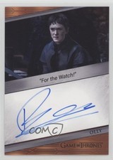 2024 Game of Thrones Legends the Realm Quotable Brenock O'Connor Olly Auto 0jr1