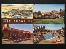 4 Hotel Last Frontier Las Vegas Nevada postcards all posted