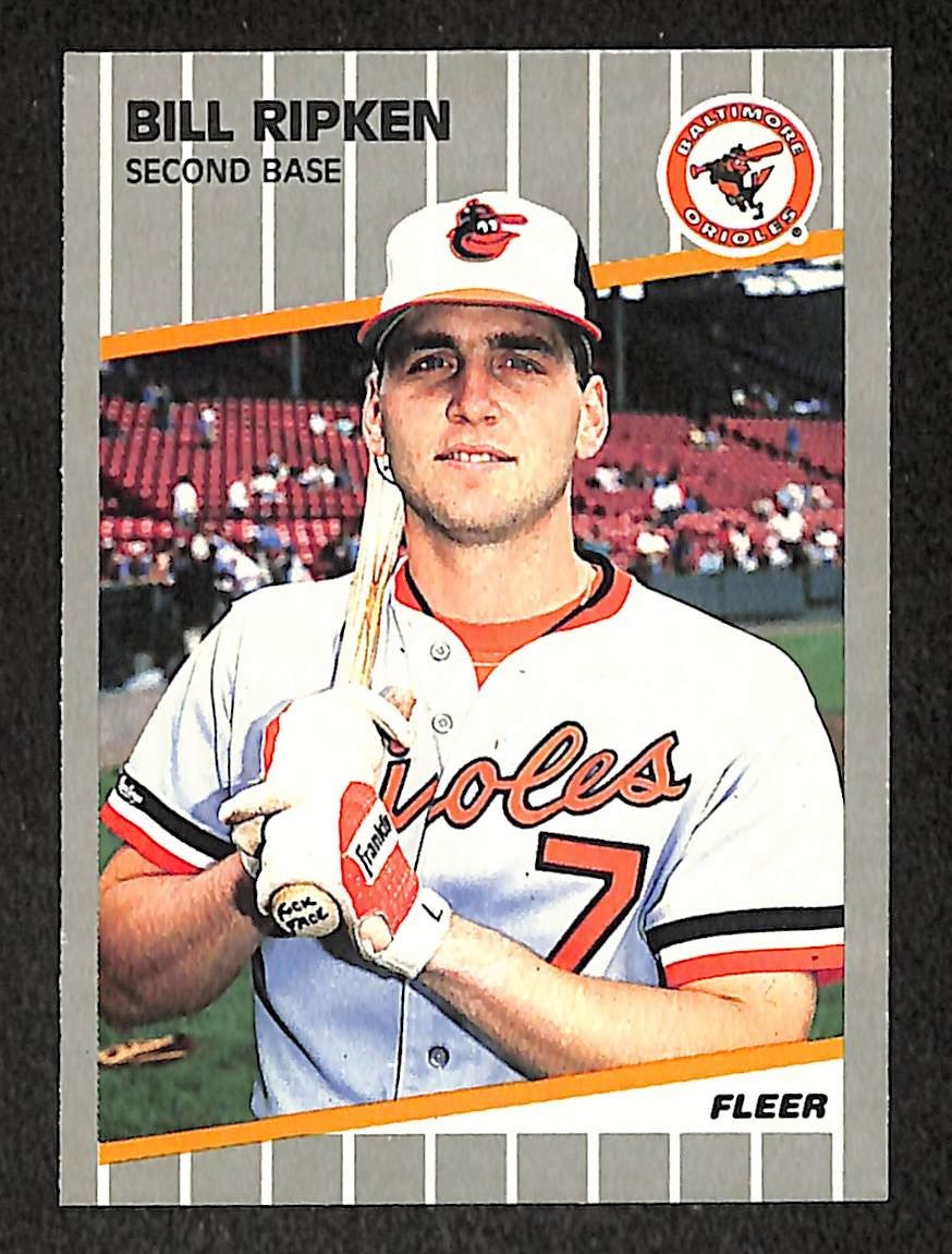 Billy Ripken Baltimore Orioles 1988 Fleer F Face Error Card Nr/Mt 210524