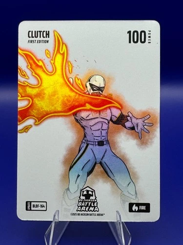 Bo Jackson Battle Arena CLUTCH ~ 1ST EDITION ~ Blizzard Battlefoil BLBF-164