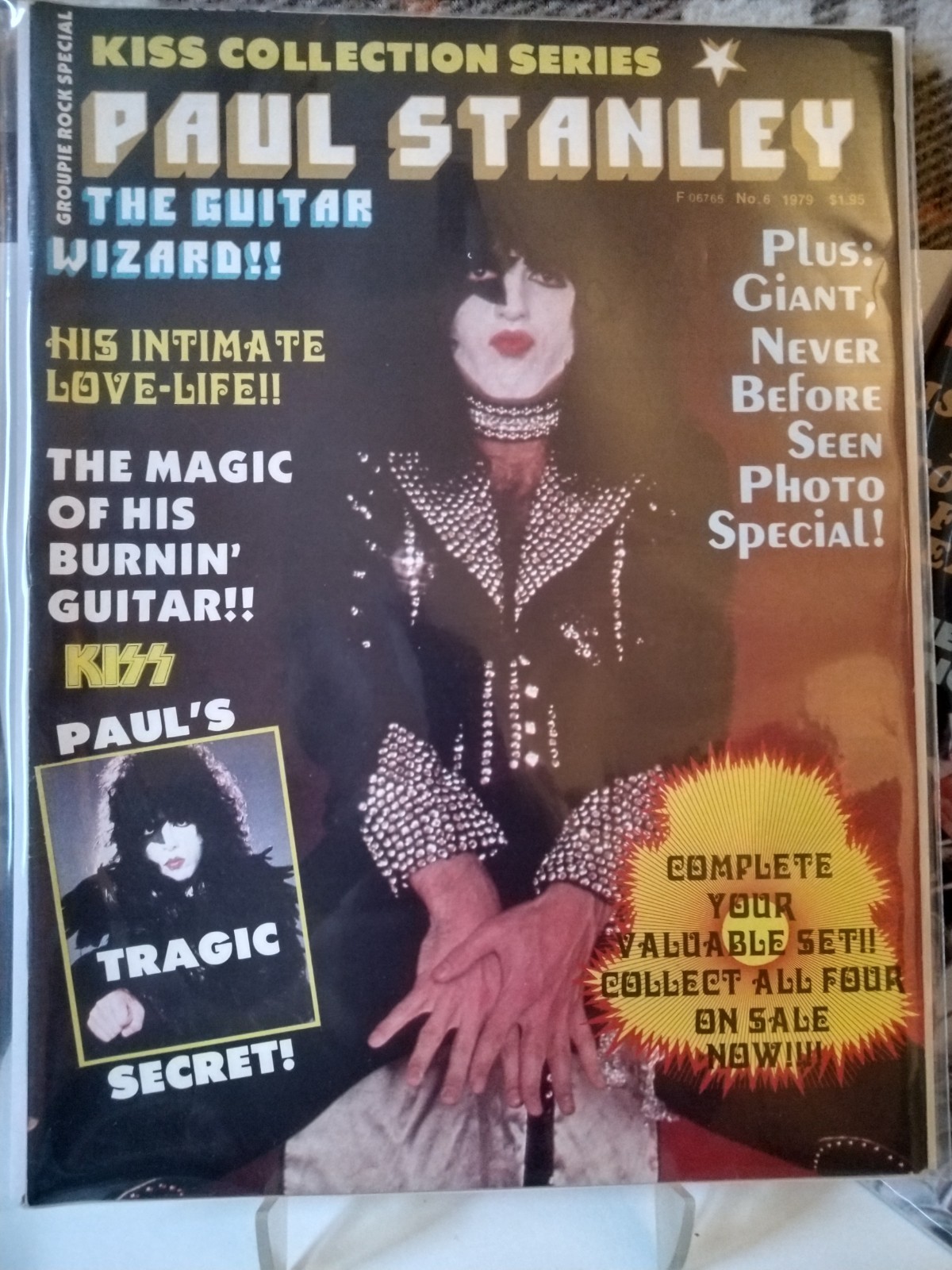 KISS Collection Series. Set of 4. Groupie Rock Special Magazine 1979 MINT