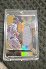 2017 Topps Triple Threads - Single Jumbo Relics Chris Sale Gold /9 (MEM)