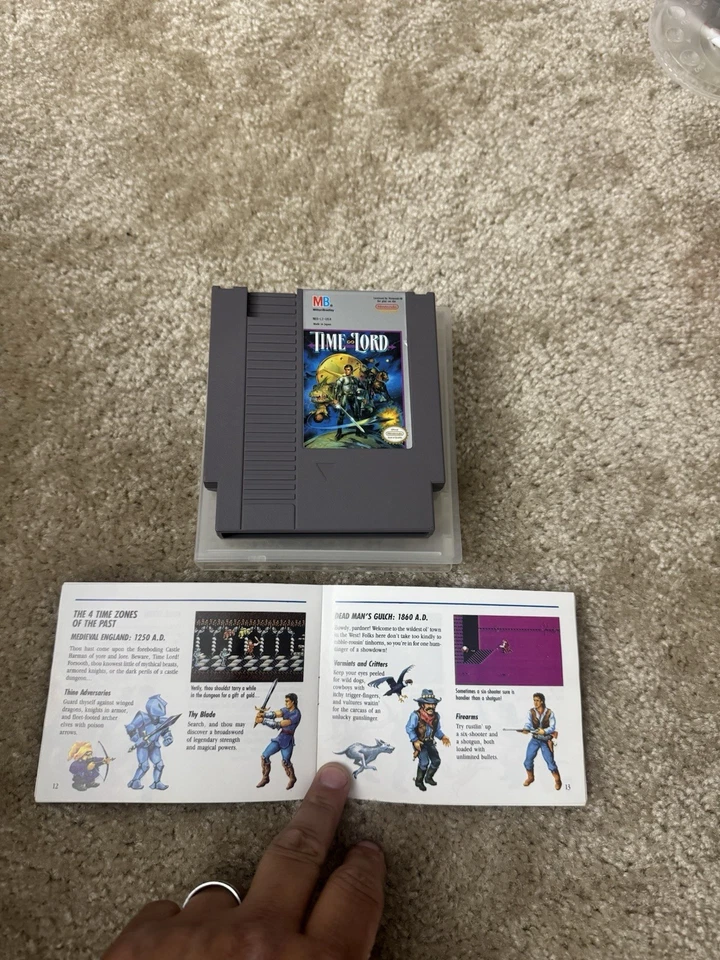 Time Lord (Nintendo NES, 1990) Cartridge & Instruction Manual Tested & Authentic - Image 4 of 4