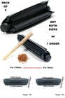 2pcs Manual Cigarette Rolling Machine Set 78mm 110mm Portable Tobacco Roller