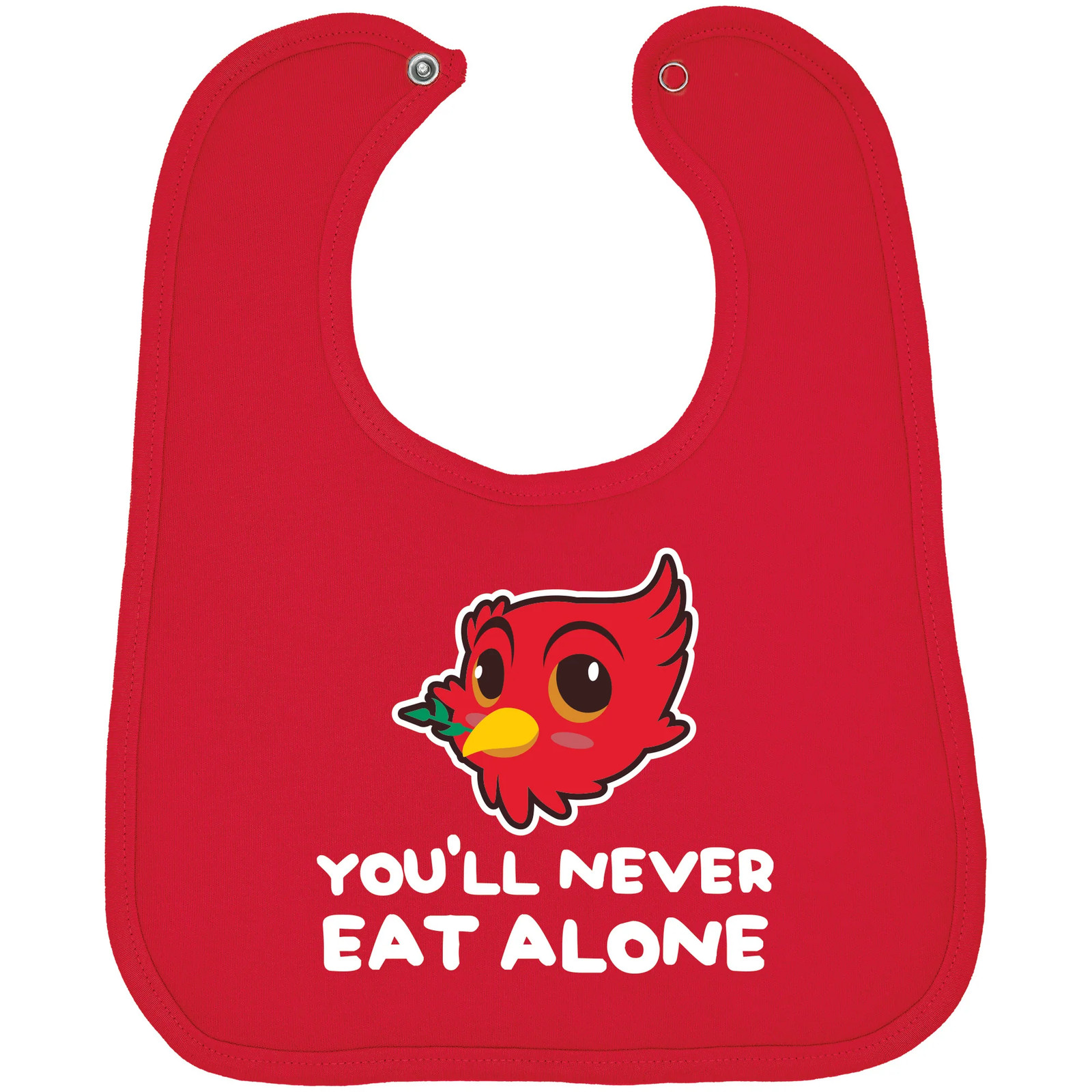 Liverpool You'll Never Eat Alone Baby Bib - Red