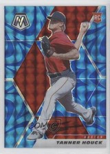 2021 Panini Mosaic Rookie Reactive Blue Mosaic Prizm Tanner Houck #268 0ka4