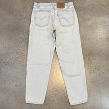 Vintage Levi  s 550 Light Washed Denim Jeans Size 31x30 Straight Taper 1990s