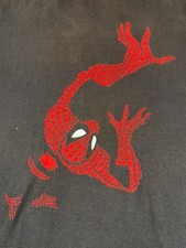 Vintage Spider-Man Graphic T-Shirt Black Size...