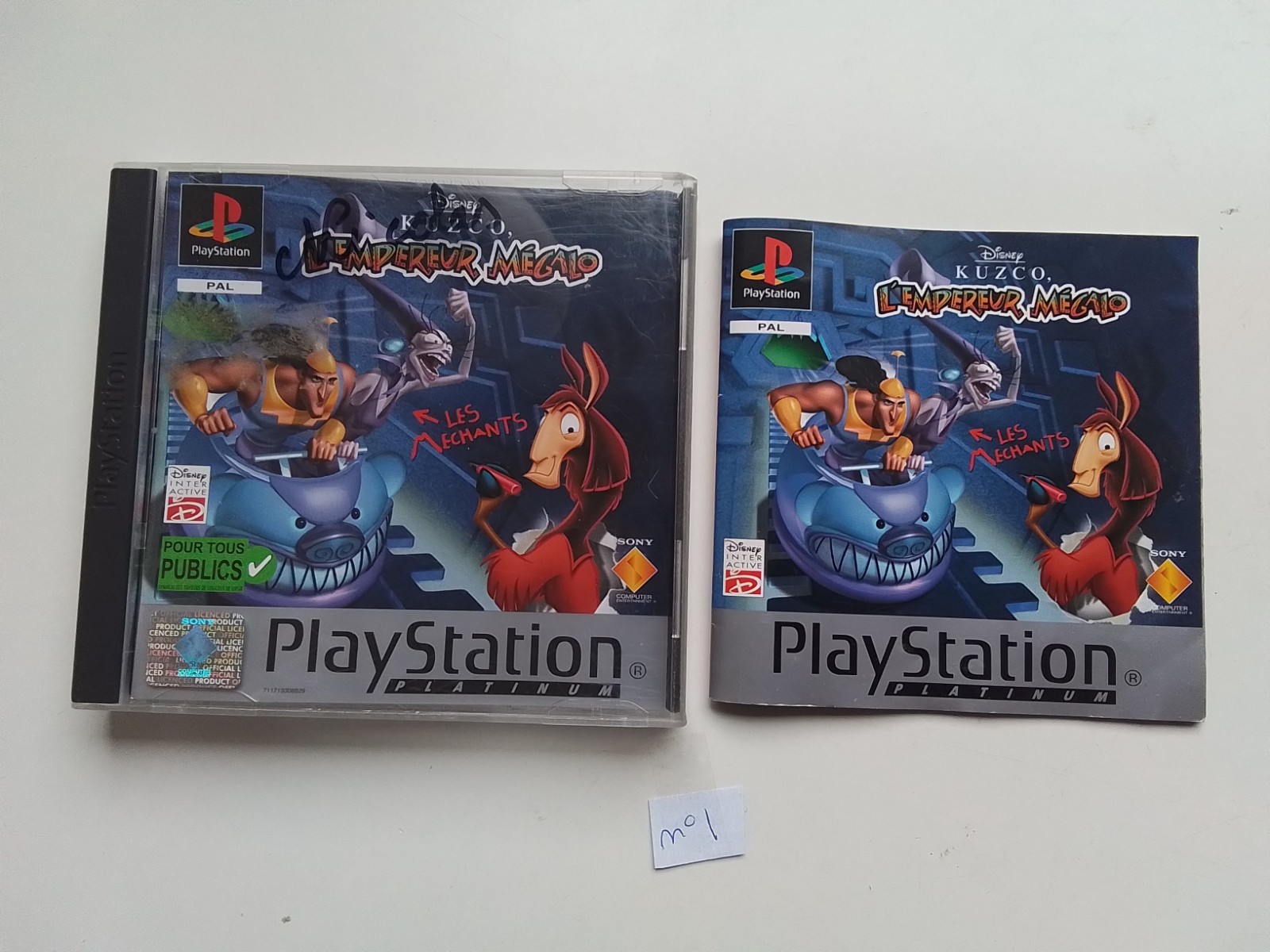 Kuzco L’empereur Mégalo Complet sur Playstation PS1 et PS2 !!!