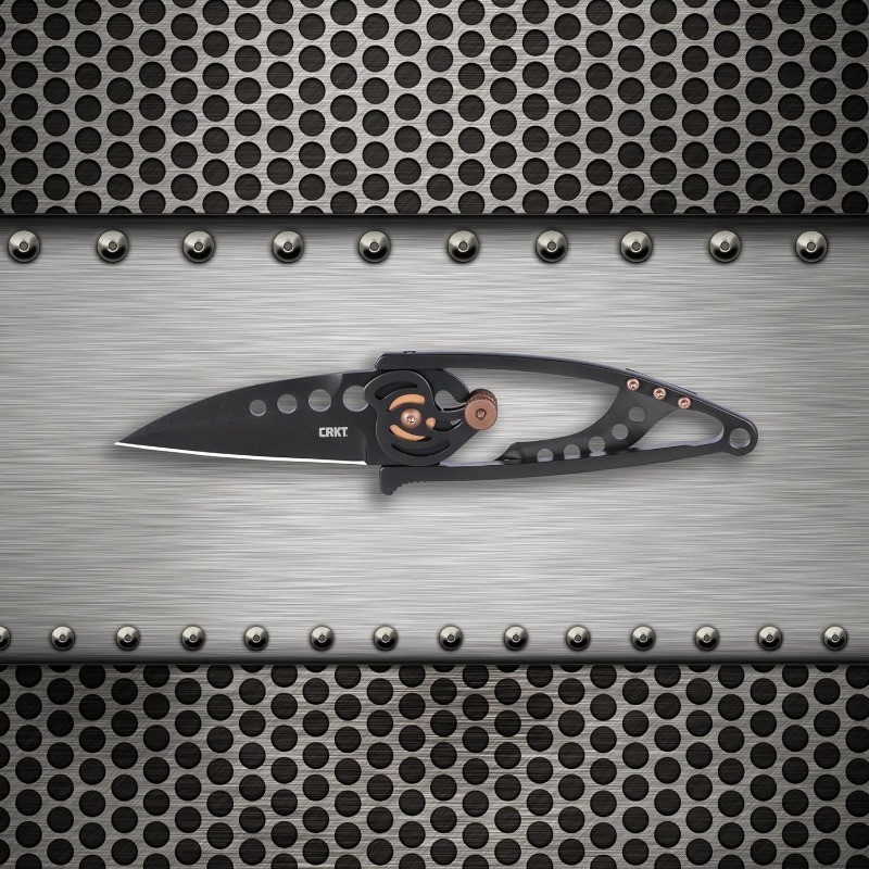 Snap Lock Everyday Carry EDC Folding Knife with Snap Lock:420J2 Steel Plain Edge