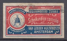Cinderellas #61 - Netherlands laboratory control stamp