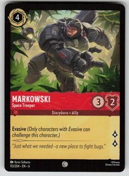 Markowski - Space Trooper 113/204 Azurite Sea Common