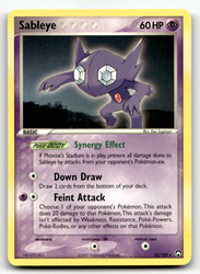 Sableye 22/108 Rare Power Keepers Pokémon Card