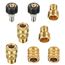 Pressure Washer Adapter Set, M22 14mm to 3/8" Quick Connect Kit for Power Was...