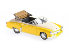 MAXICHAMPS,WARTBURG A311 Cabriolet 1958 Yellow and White, 1/43, MXC940015931